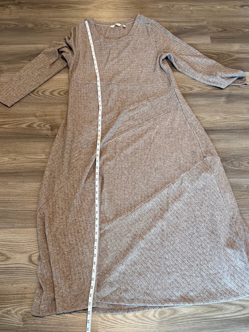 Soft Surroundings Clio Maxi Dress Ribbed Long Sleeve Women’s size XL - Picture 8 of 8